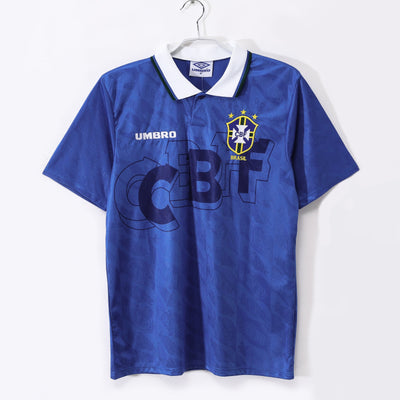 Maillot Rétro Brésil Extérieur 1991/1992 vu de face