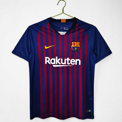 Maillot Rétro FC Barcelone Domicile 2018/2019 vu de face