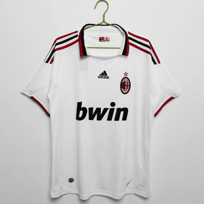 Maillot Rétro AC Milan Extérieur 2009/2010 vu de face