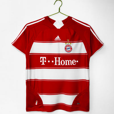 Maillot Rétro Bayern Munich Domicile 2007/2008 vu de face