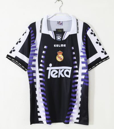 Maillot Rétro Real Madrid Extérieur 1997/1998 vu de face