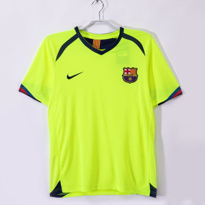 Maillot Rétro FC Barcelone Extérieur 2005/2006 vu de face