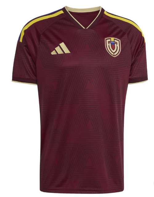 Maillot Venezuela Domicile Coupe du Monde 2026 vu de face