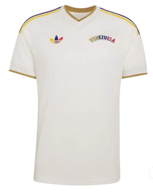 Maillot Venezuela Extérieur Coupe du Monde 2026 vu de face