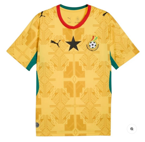 Maillot Ghana Extérieur Coupe du Monde 2026 vu de face
