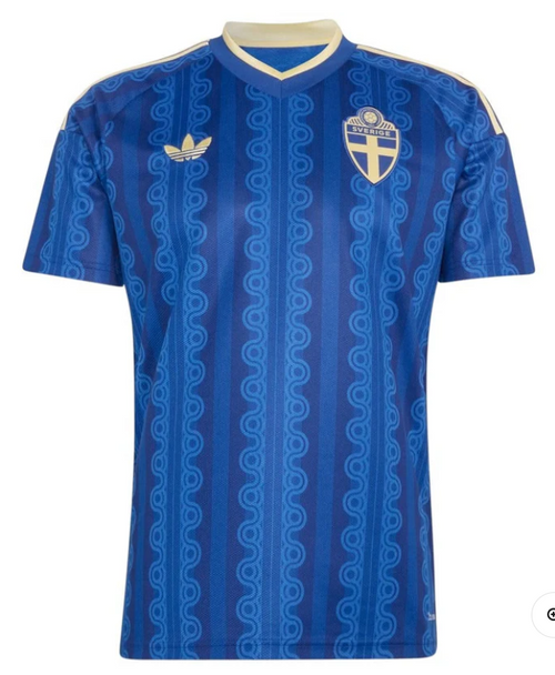 Maillot Suède Extérieur Coupe du Monde 2026 vu de face