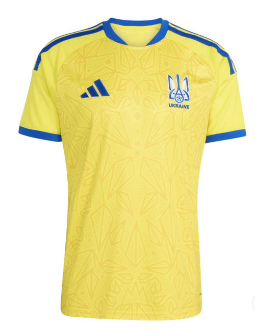 Maillot Ukraine Domicile Coupe du Monde 2026 vu de face