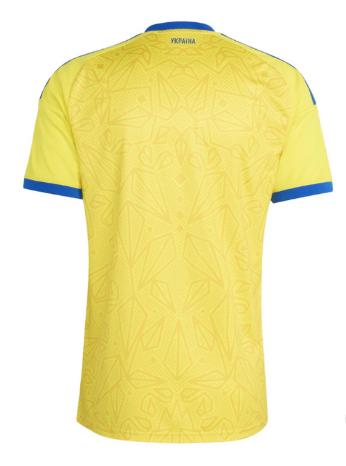 Dos du maillot Ukraine Domicile Coupe du Monde 2026, emplacement du flocage nom et numéro