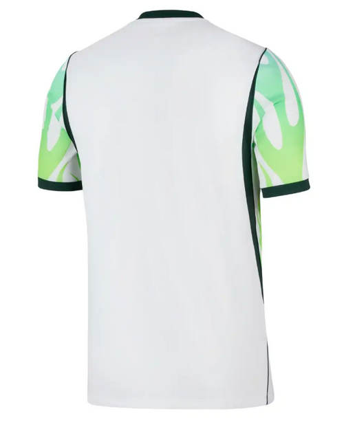 Dos du maillot Nigeria Extérieur Coupe du Monde 2026, emplacement du flocage nom et numéro