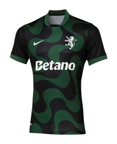 Maillot Sporting Extérieur 2025/2026 vu de face