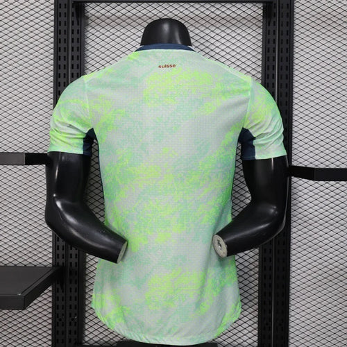 Dos du maillot Suisse Extérieur Coupe du Monde 2026, emplacement du flocage nom et numéro