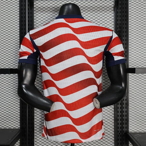 Dos du maillot USA Domicile Coupe du Monde 2026, emplacement du flocage nom et numéro