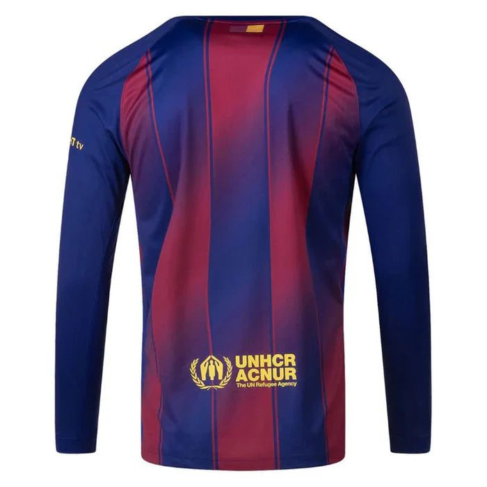 Maillot FC Barcelone Manches Longues Domicile 2025/2026