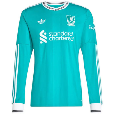 Maillot Liverpool Third Manches Longues 2025/2026 vu de face