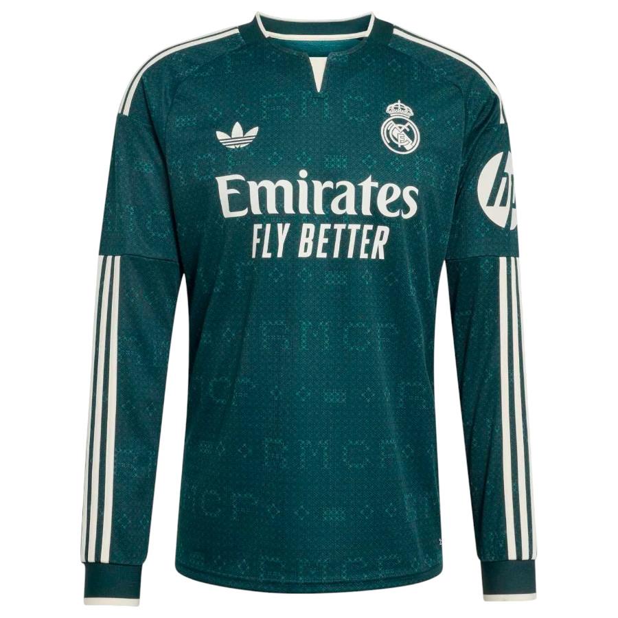 Maillot Real Madrid Exterieur Manches Longues 2026/2027
