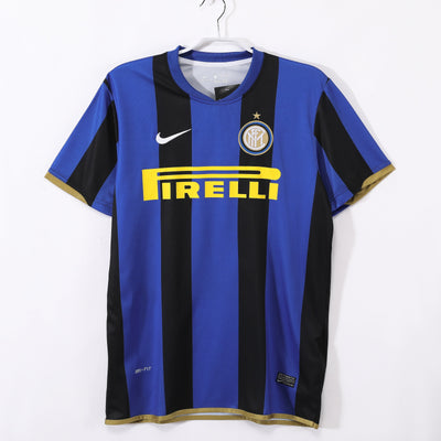 Maillot Rétro Inter Milan Domicile 2008/2009 vu de face