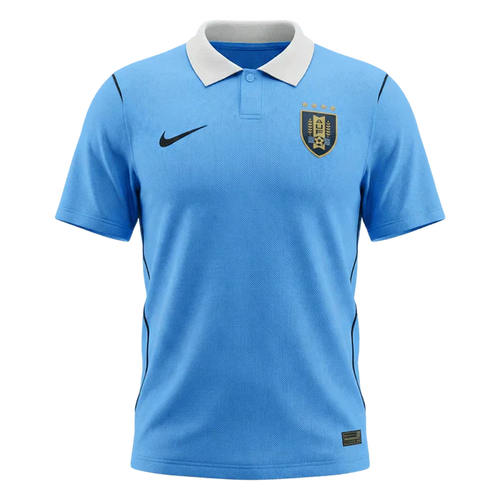 Maillot Uruguay Domicile Coupe du Monde 2026 vu de face