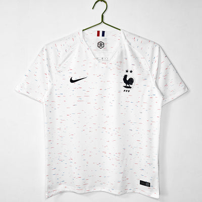 Maillot Rétro France Extérieur 2018/2019 vu de face