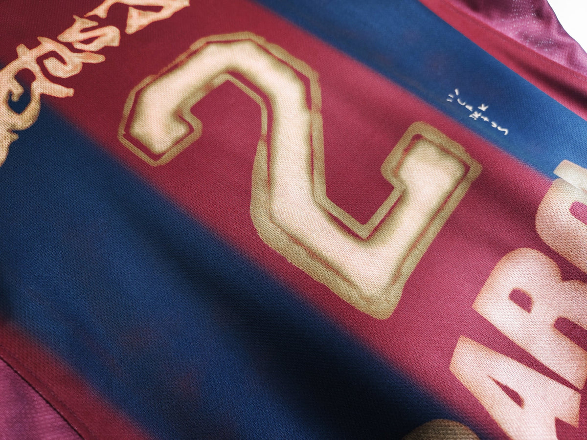Maillot Retro FC Barcelone Domicile X Travis Scott 2000/2001