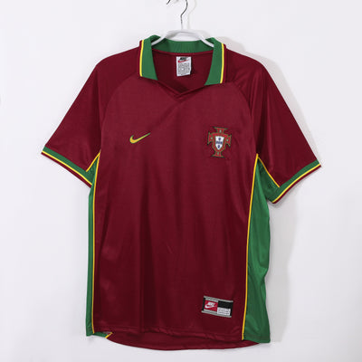 Maillot Rétro Portugal Domicile 1998/1999 vu de face