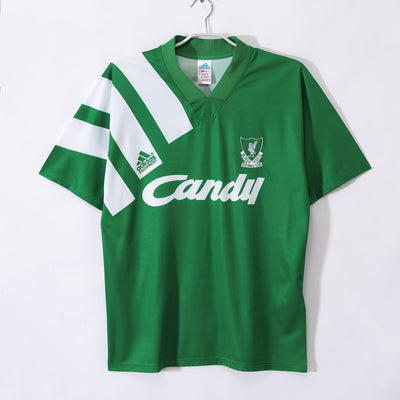 Maillot Rétro Liverpool Extérieur 1991/1992 vu de face
