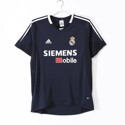 Maillot Rétro Real Madrid Extérieur 2003/2004 vu de face