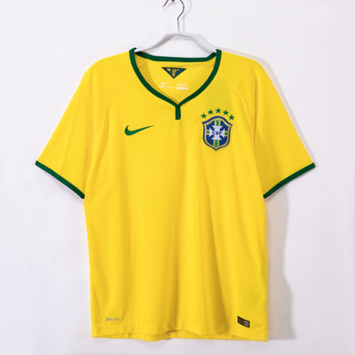 Maillot Rétro Brésil Domicile 2014/2015 vu de face