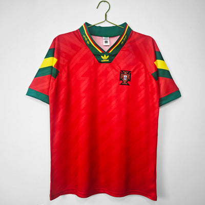 Maillot Rétro Portugal Domicile 1992/1993 vu de face