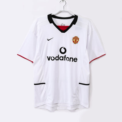 Maillot Rétro Manchester United Extérieur 2002/2003 vu de face