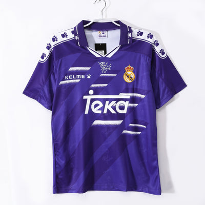 Maillot Rétro Real Madrid Extérieur 1994/1995 vu de face