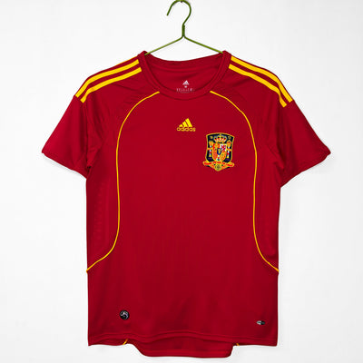 Maillot Rétro Espagne Domicile 2008/2009 vu de face