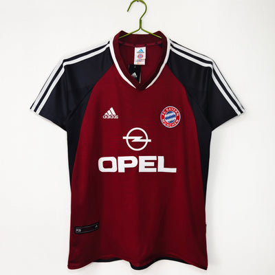 Maillot Rétro Bayern Munich Domicile 2001/2002 vu de face