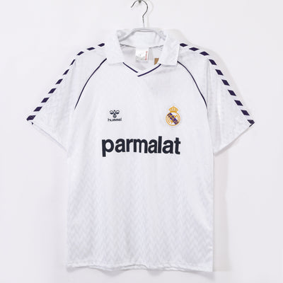 Maillot Rétro Real Madrid Domicile 1986/1987 vu de face