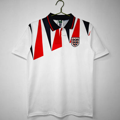 Maillot Rétro Angleterre Domicile 1992/1993 vu de face