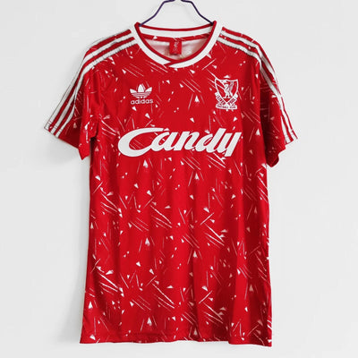 Maillot Rétro Liverpool Domicile 1989/1991 vu de face