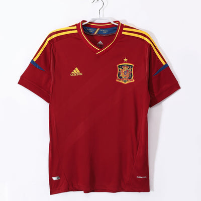 Maillot Rétro Espagne Domicile 2012/2013 vu de face