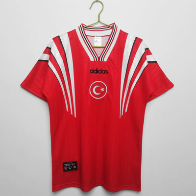Maillot Rétro Tunisie Domicile 1996/1997 vu de face