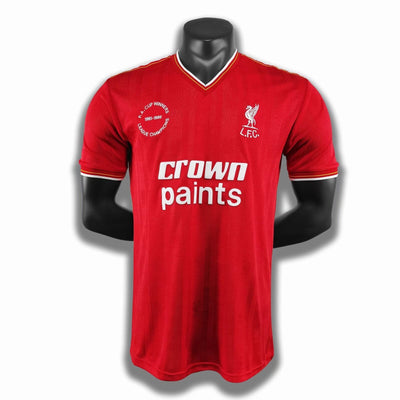Maillot Rétro Liverpool Domicile 1985/1986 vu de face