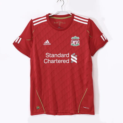 Maillot Rétro Liverpool Domicile 2010/2011 vu de face