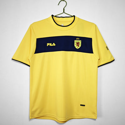 Maillot Rétro Écosse Extérieur 2002/2003 vu de face