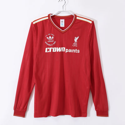 Maillot Rétro Liverpool Domicile 1986/1987 vu de face