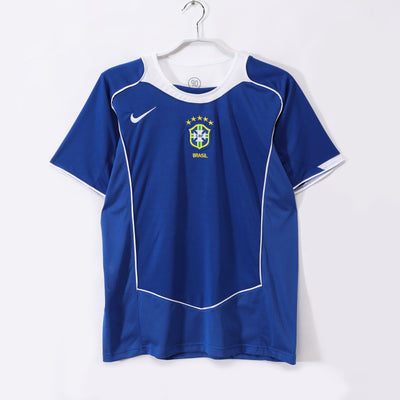 Maillot Rétro Brésil Extérieur 2004/2005 vu de face