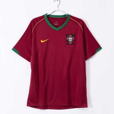 Maillot Rétro Portugal Domicile 2006/2007 vu de face