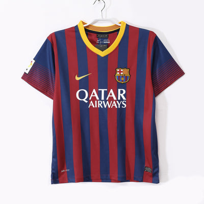 Maillot Rétro FC Barcelone Domicile 2013/2014 vu de face