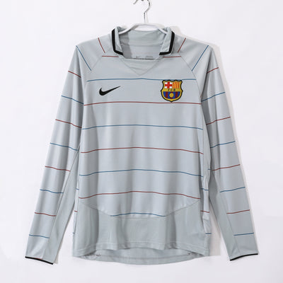 Maillot Rétro FC Barcelone Extérieur 2003/2004 vu de face