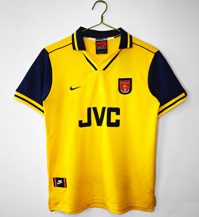 Maillot Rétro Arsenal Extérieur 1996/1997 vu de face