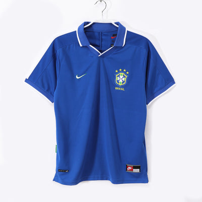 Maillot Rétro Brésil Extérieur 1997/1998 vu de face