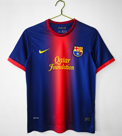 Maillot Rétro FC Barcelone Domicile 2012/2013 vu de face