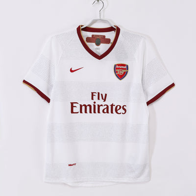 Maillot Rétro Arsenal Extérieur 2007/2008 vu de face