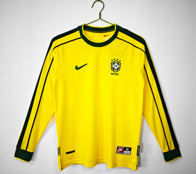 Maillot Rétro Brésil Domicile 1998/1999 vu de face